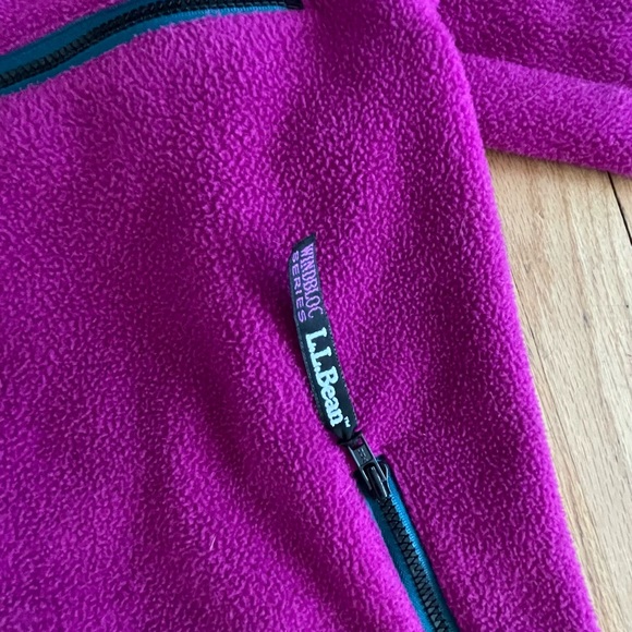 LL Bean fleece anorak size S - Picture 7 of 7